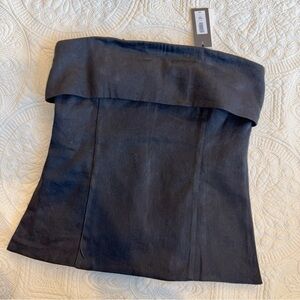 NWT 124401 Aritzia linen element black 4